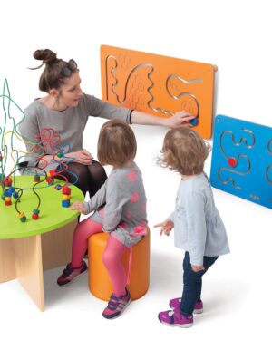 Sensory wall and table play