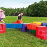 Outdoor sensory play