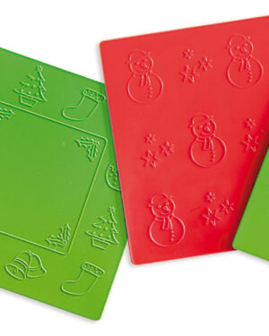 Christmas Rubbing and Embossing