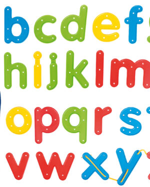 Lower case. Lacing letters