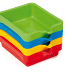 Plastic trays 4 pcs