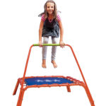 Trampoline with handle