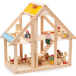 Frame wooden doll house