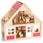 Wooden doll house