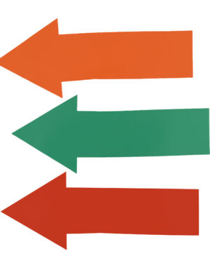 Straight arrowhead marker set