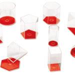 Large geometric transparent shapes