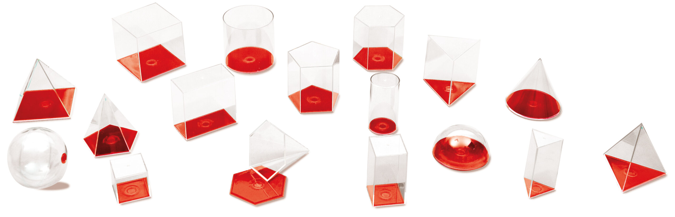 Large geometric transparent shapes