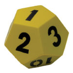 12 Sided Foam Dice