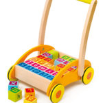 Baby walker with blocks