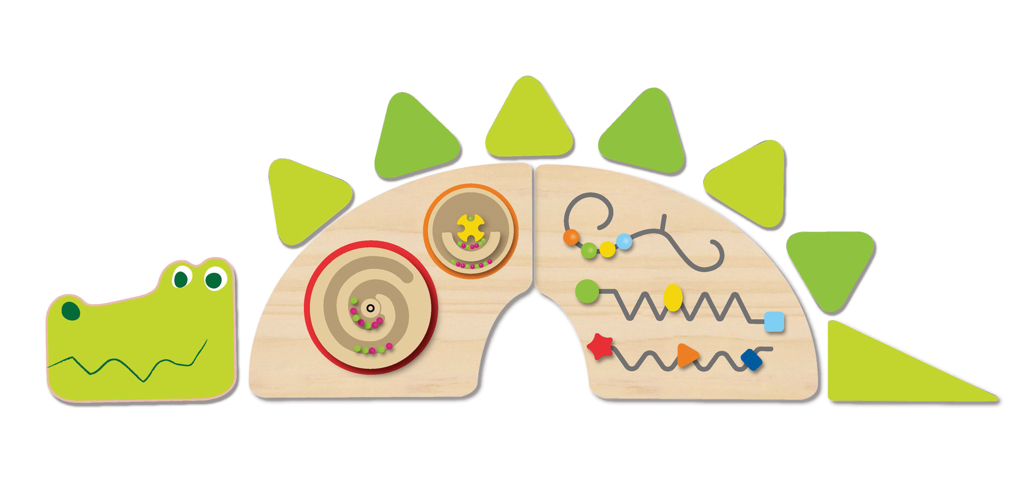 Crocodille set. Manipulative wallboards